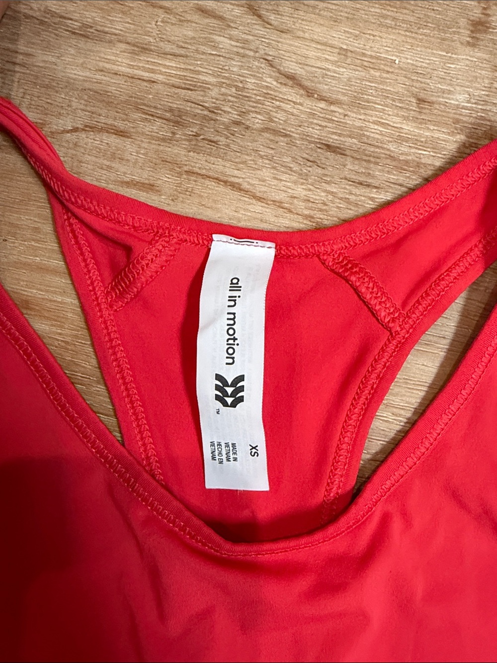 Athletic Red Racerback Tank Top - Picture 2 of 3